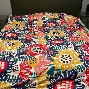 ikea sommaraster floral duvet cover